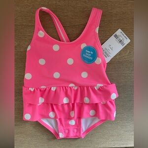 3 Month Baby Girl Pink Polka Dot Bathing Suit (NWT) - Carter’s
